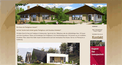 Desktop Screenshot of fertighaus-bauen.info